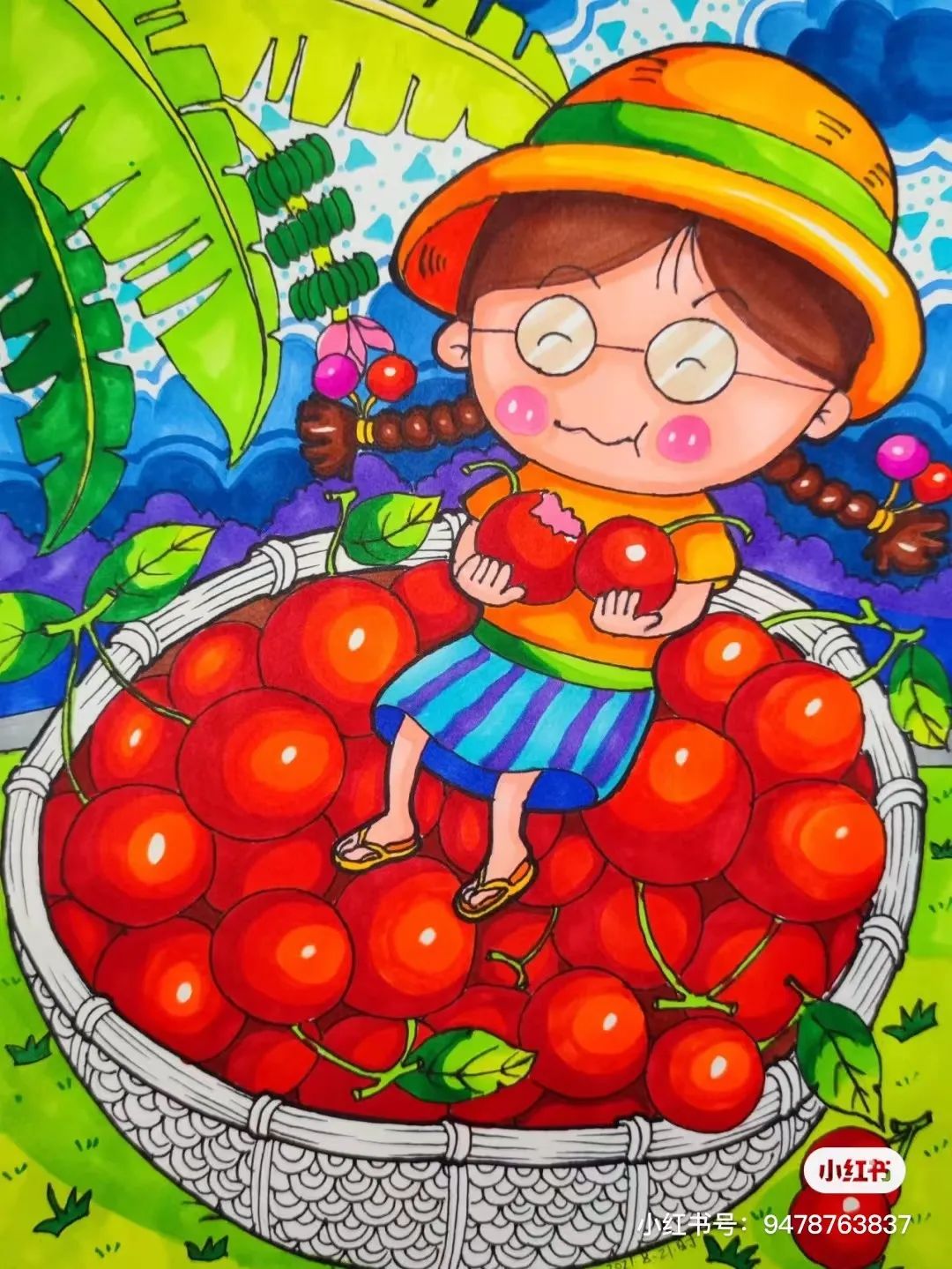 儿童画美术考级绘画素材,"教科书"级别神作,错过就很难找到,来收藏!