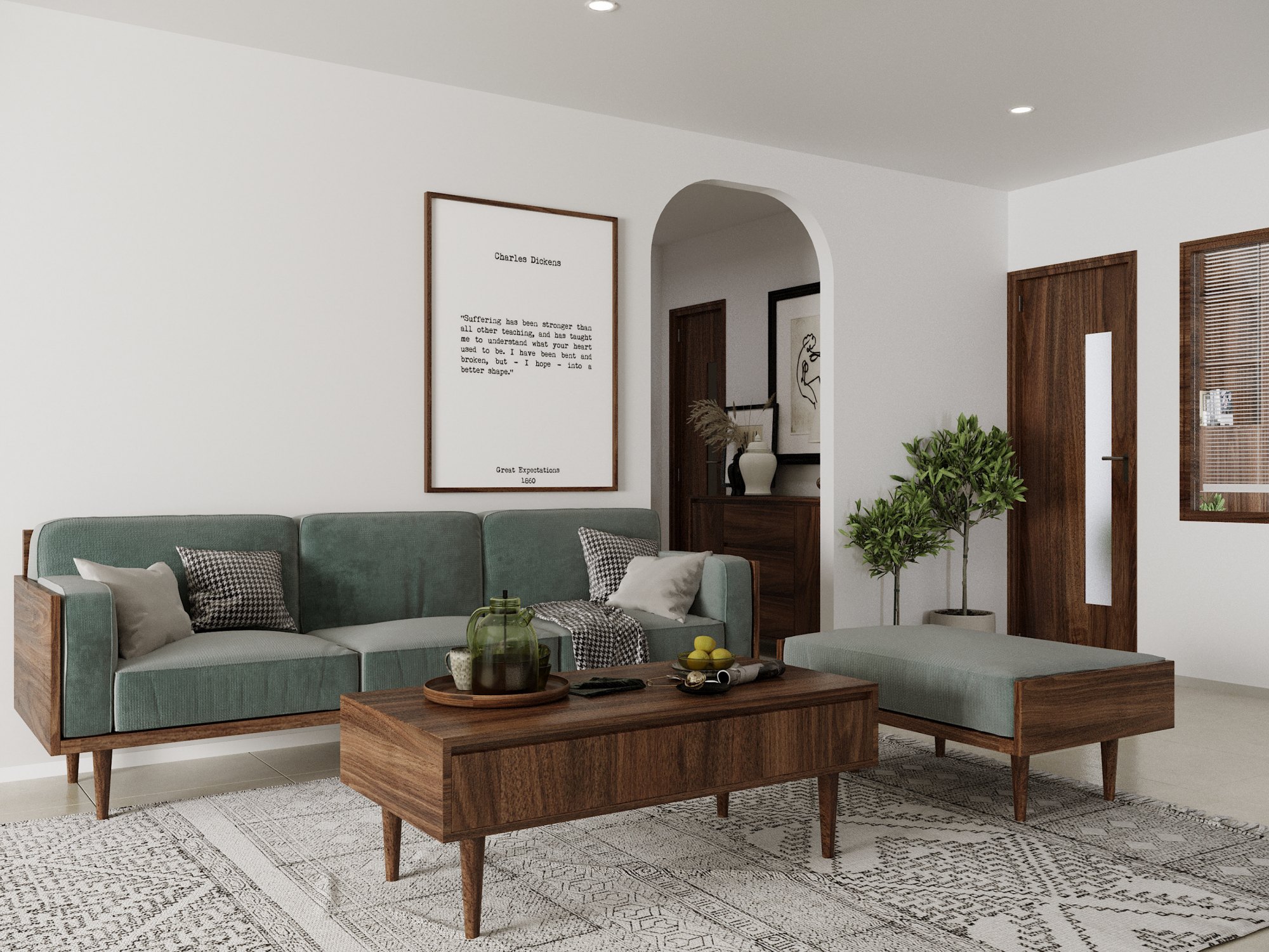 简约现代北欧风格客厅家具搭配