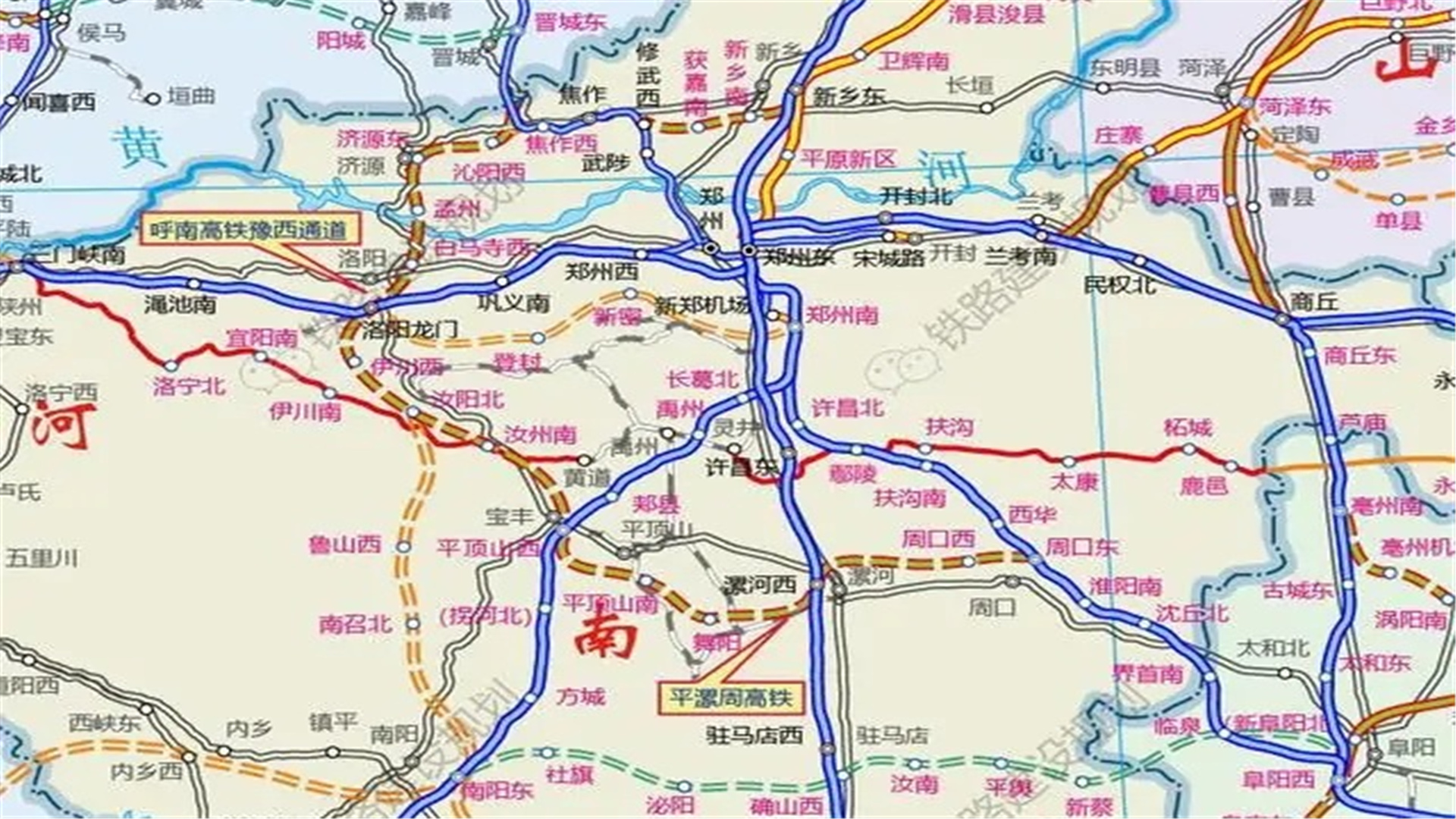 周口高铁路线图图片