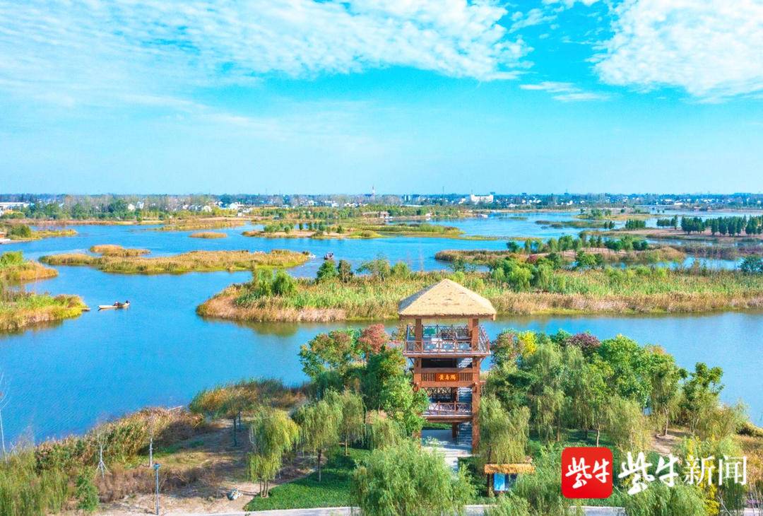 扬州北湖湿地公园开园,体量相当于3.5个瘦西湖
