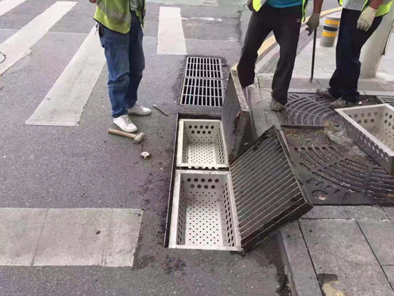 雨水篦子安装图片