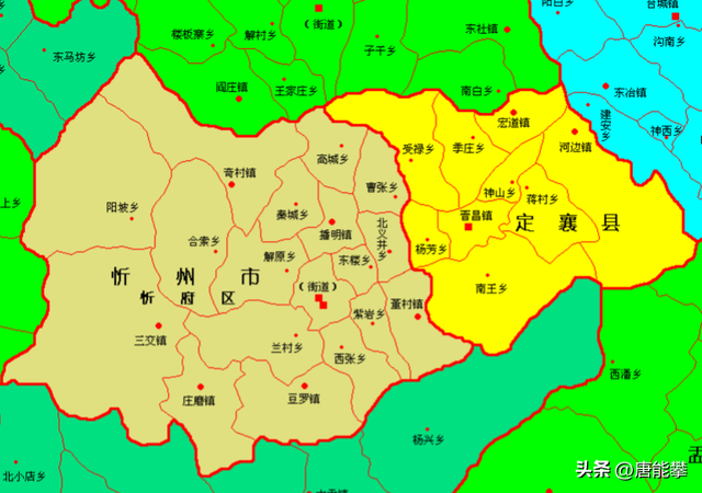 山西代县地理位置图片