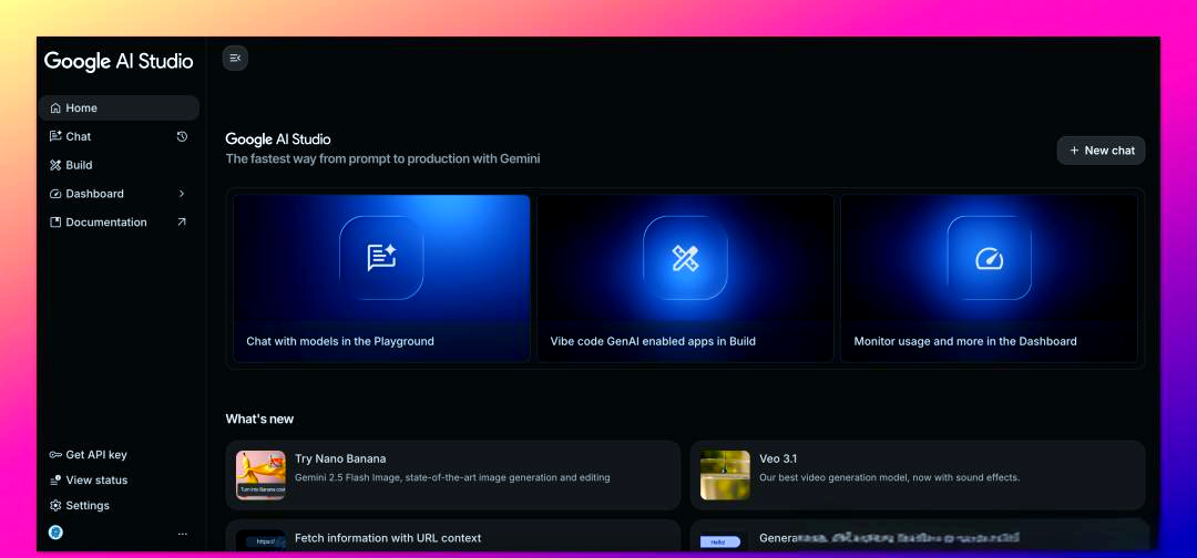 谷歌ai studio全新三大更新,用户体验再上一层楼