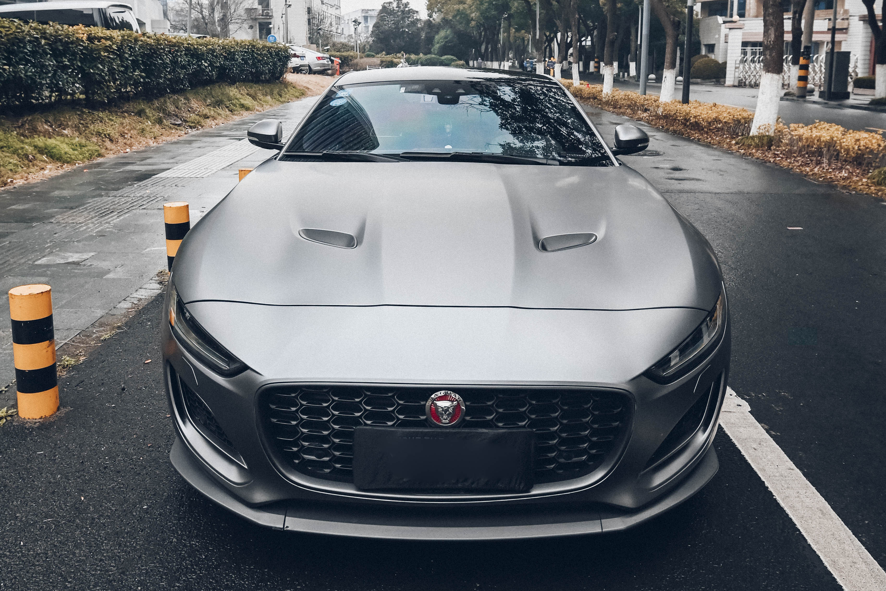 unic|捷豹f-type改色amg山灰