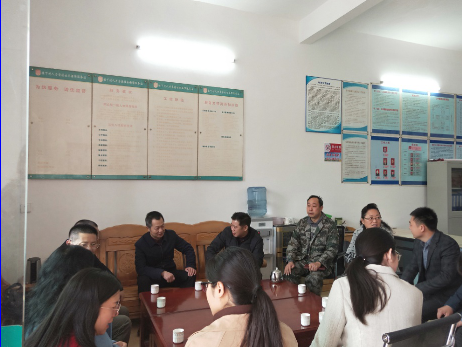 省审计厅二级巡视员侯志勇到乐昌市审计局,乐昌市廊田镇楼下村调研