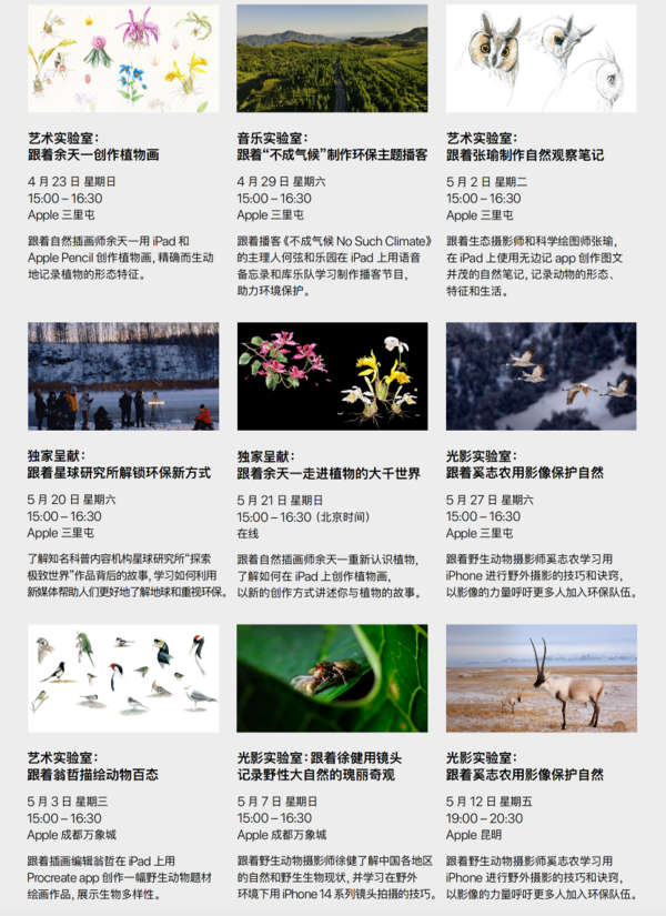 课程时间安排