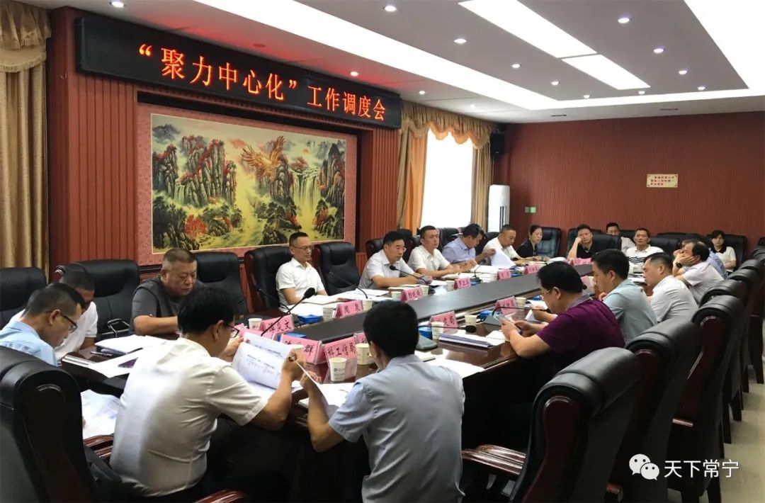 「视频」常宁召开"聚力中心化"工作调度会 罗卫华:强化措施 奋力追赶