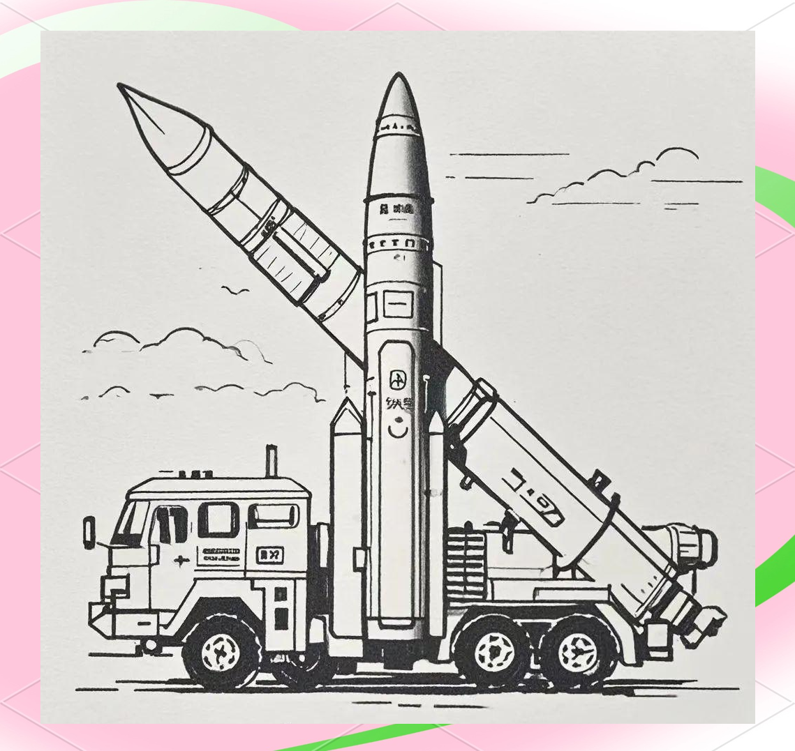探索导弹主题画的绘制秘籍展现惊人力量与艺术魅力