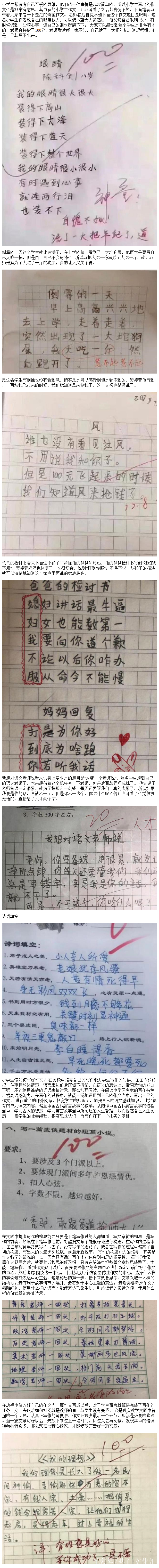 小學生奇葩作文走紅,老師看後自愧不如:道理都懂,就是寫不出!