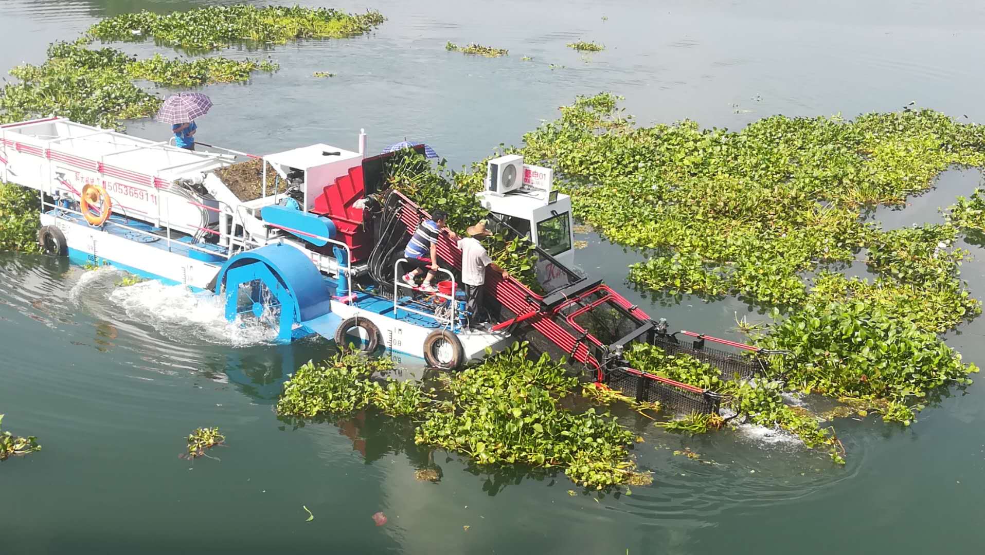 水葫芦打捞船有什么优势?