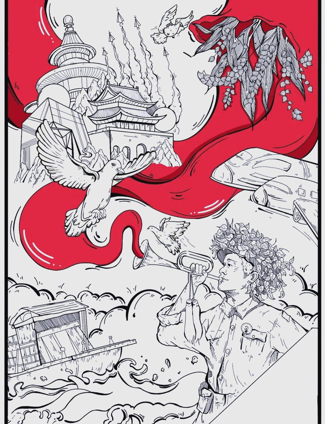 众多学雷锋手抄报与绘画作品,传承雷锋精神,点亮时代光芒!