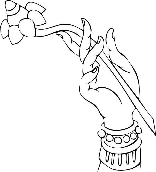75种线描佛手,慈悲送给有缘人