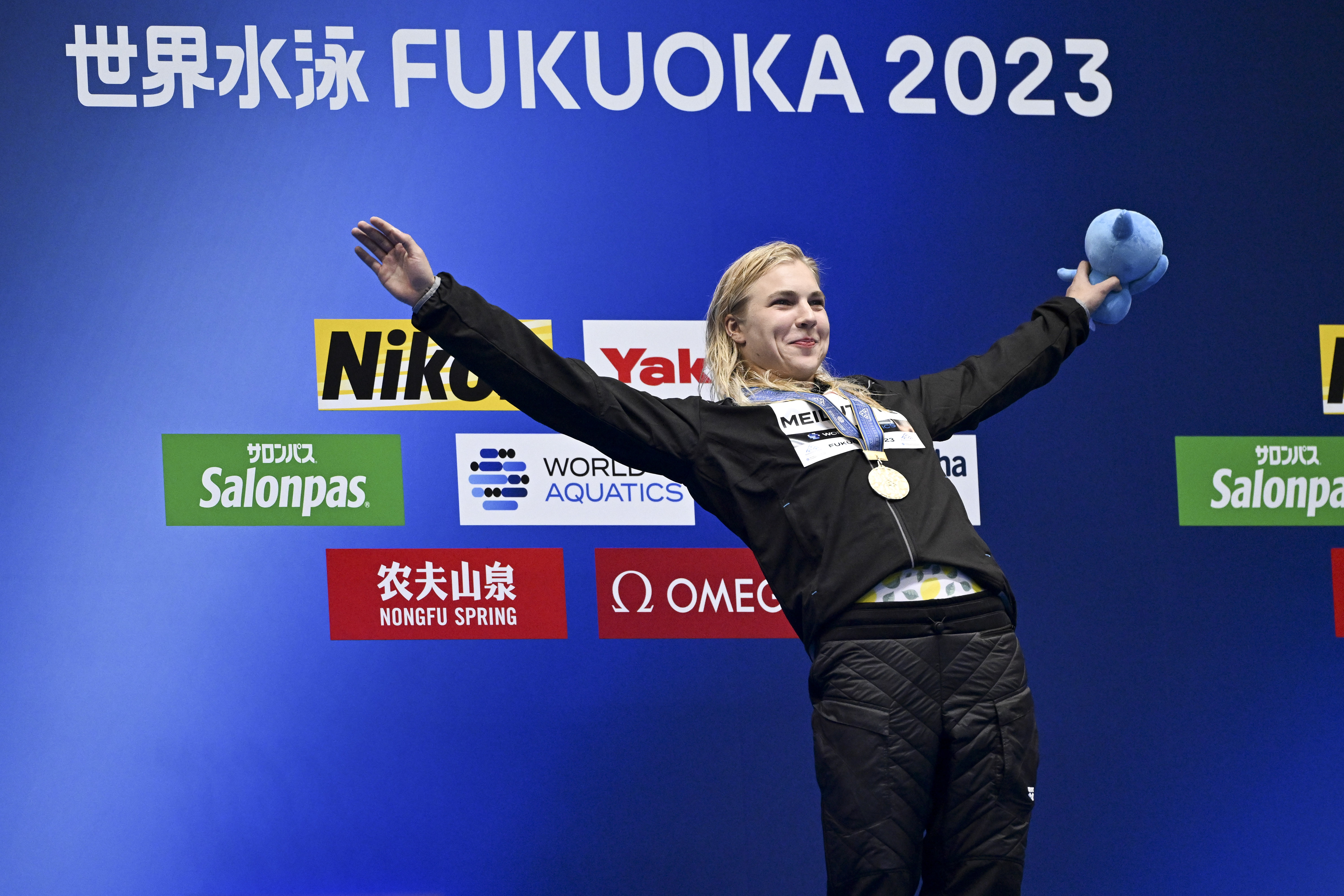 游泳——女子50米蛙泳:立陶宛名将打破世界纪录夺冠