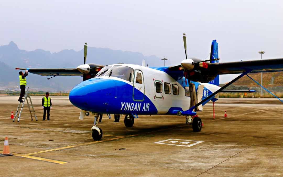 航线|英安航空"株洲-常德-张家界"低空短途运输航线成功首航