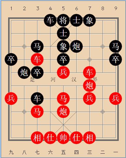 象棋中局中炮盘头马布局,争主动直捣黄龙