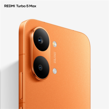 首款天玑9500s旗舰！REDMI Turbo 5 Max阳光橙外观图公布