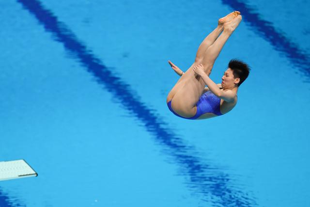 (游泳世锦赛)(24)跳水——李亚杰获女子1米板冠军