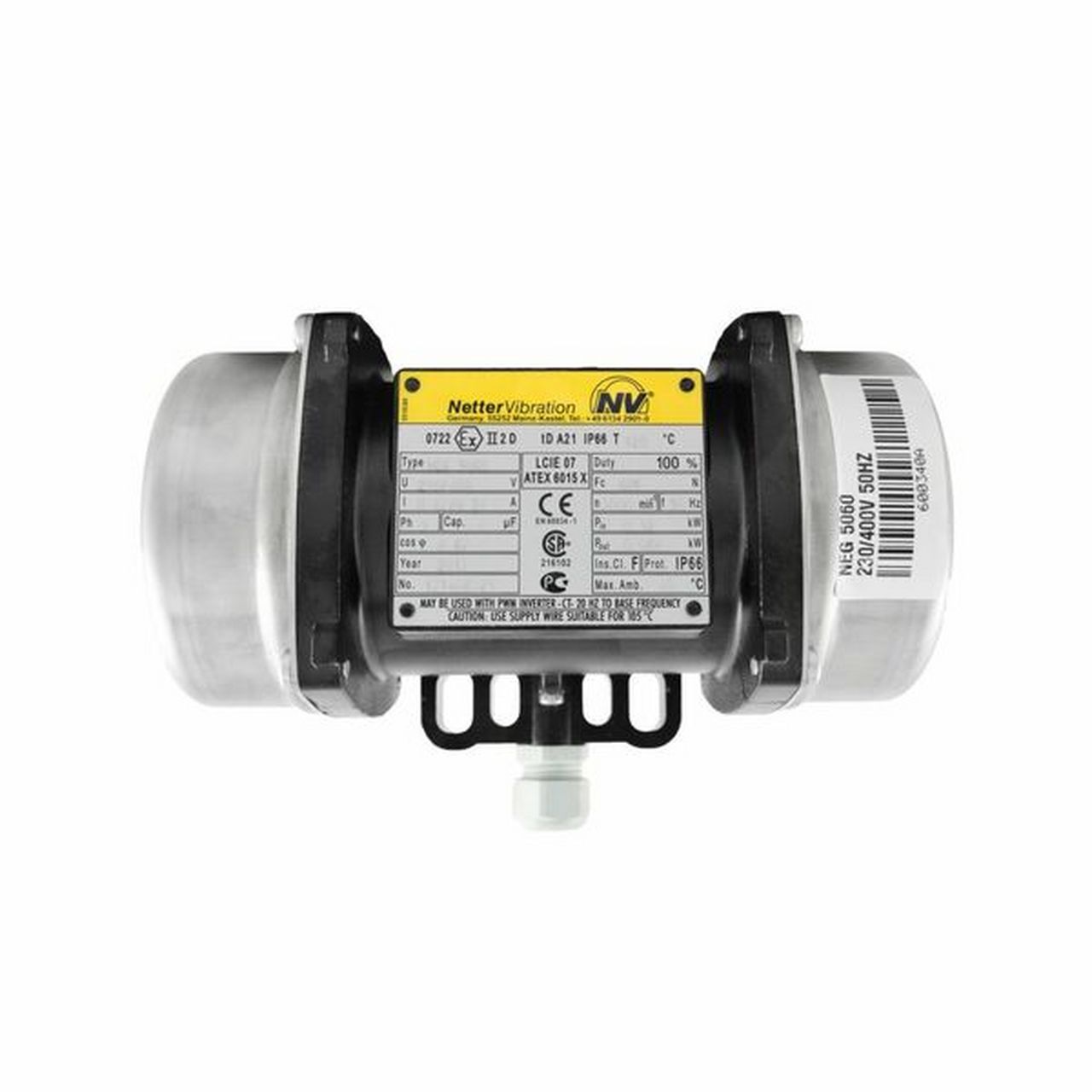 nettervibrationnea单相电动外部振动器适用于驱动输送机,振动台或