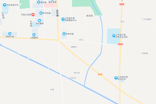 丰县小区地图图片