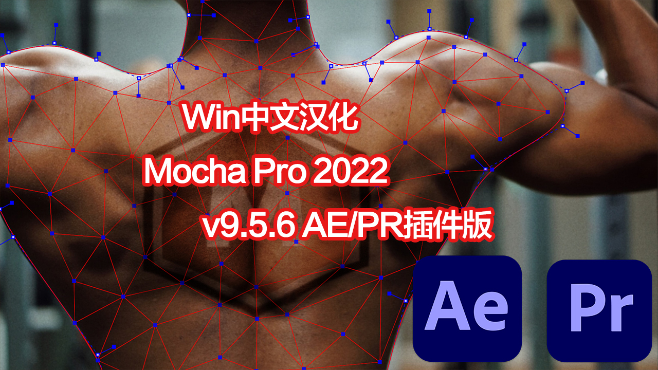 中文汉化-mocha pro 2022 v9.5.6 ae/pr摄像机反求跟踪摩卡插件