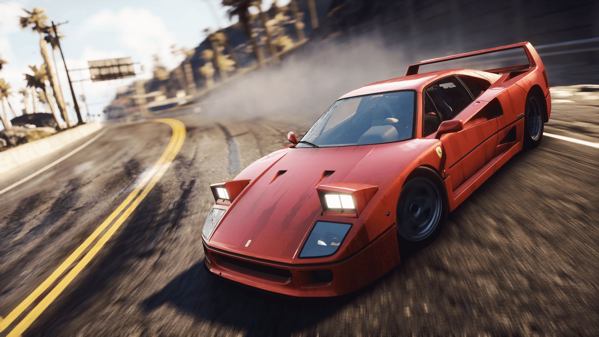 荒岛-艺电游戏极品飞车壁纸图片 ea need for speed 车型场景插画