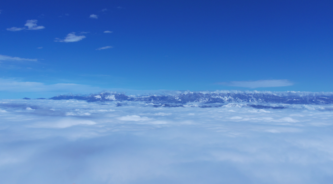 云海美景航拍越西云海之城每一帧都美爆了