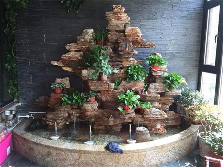 张家口假山厂家 涿鹿水泥假山制作 崇礼水泥假山施工造景