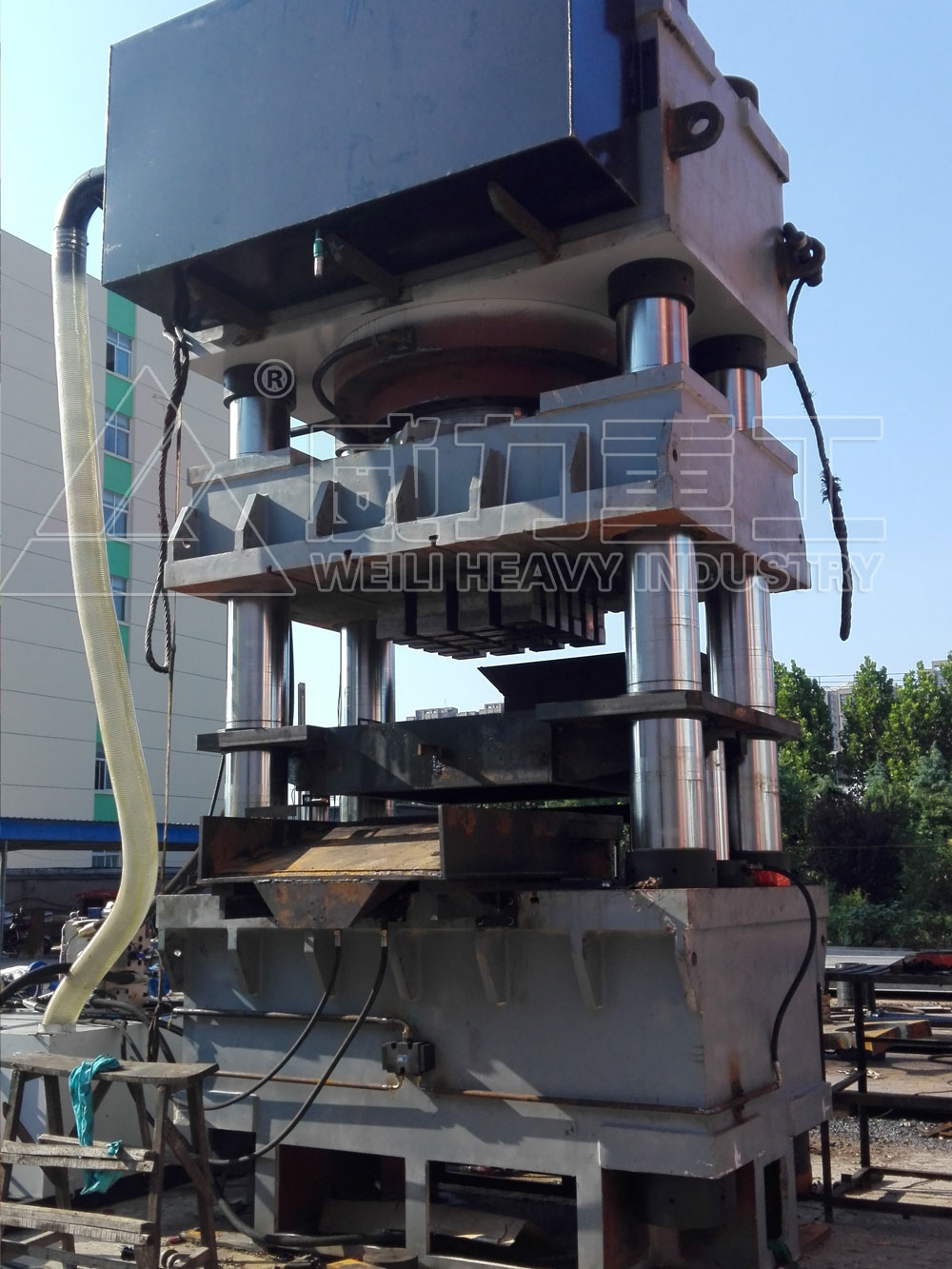 电梯配重块液压机(1500吨3000吨4000吨)热压一次成型