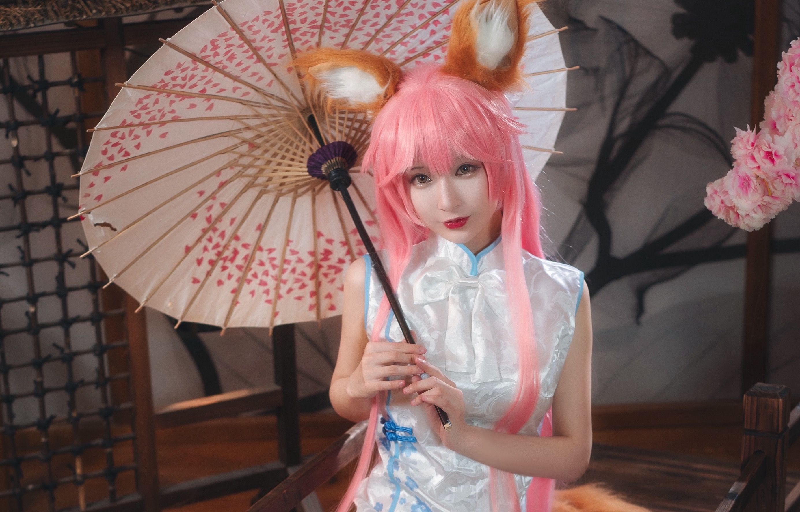 二次元cos:fgo·玉藻前·旗袍丨铁板烧鬼舞w