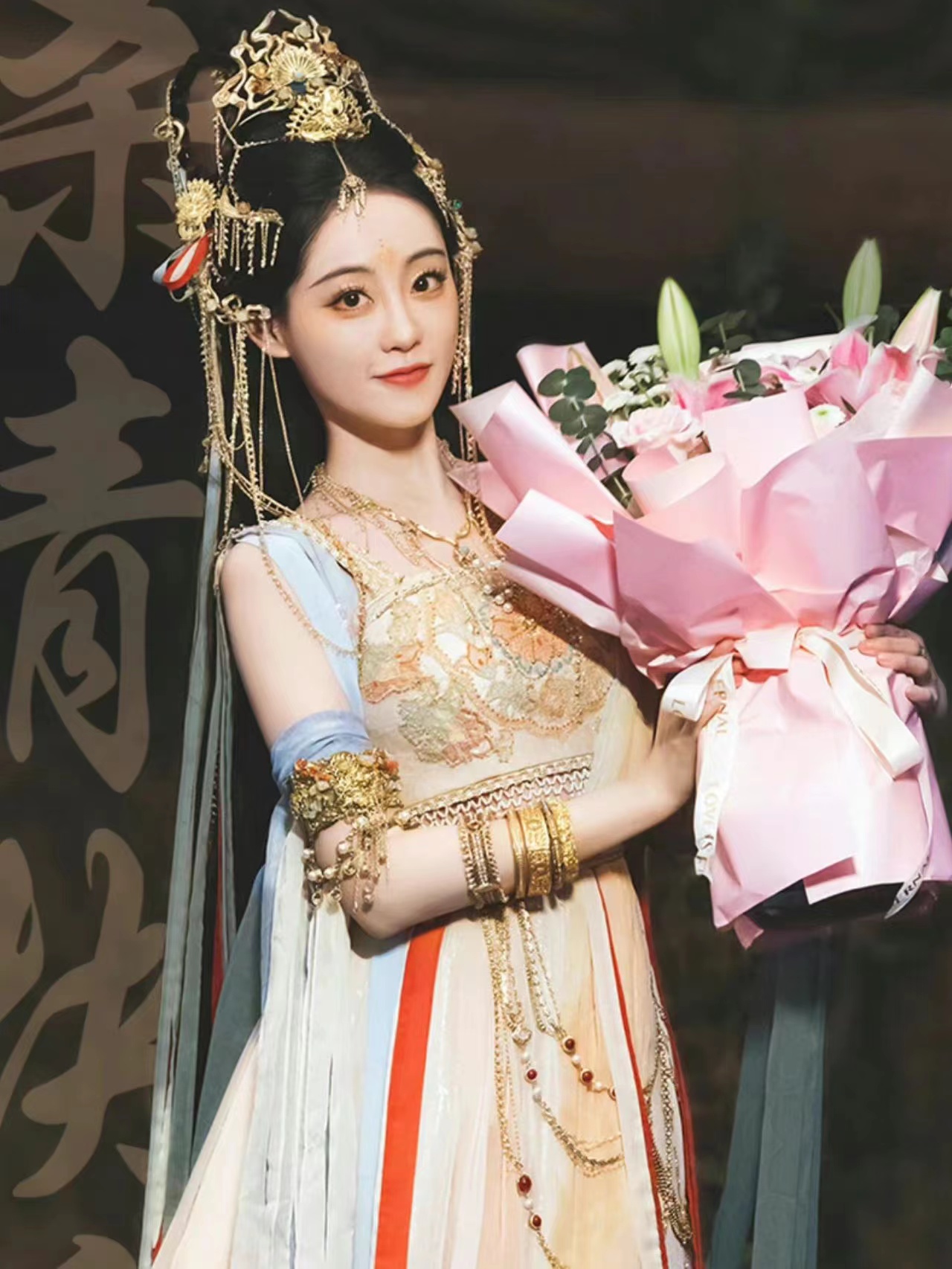 女明星的敦煌造型,谁惊艳到你?陈都灵惊艳到了