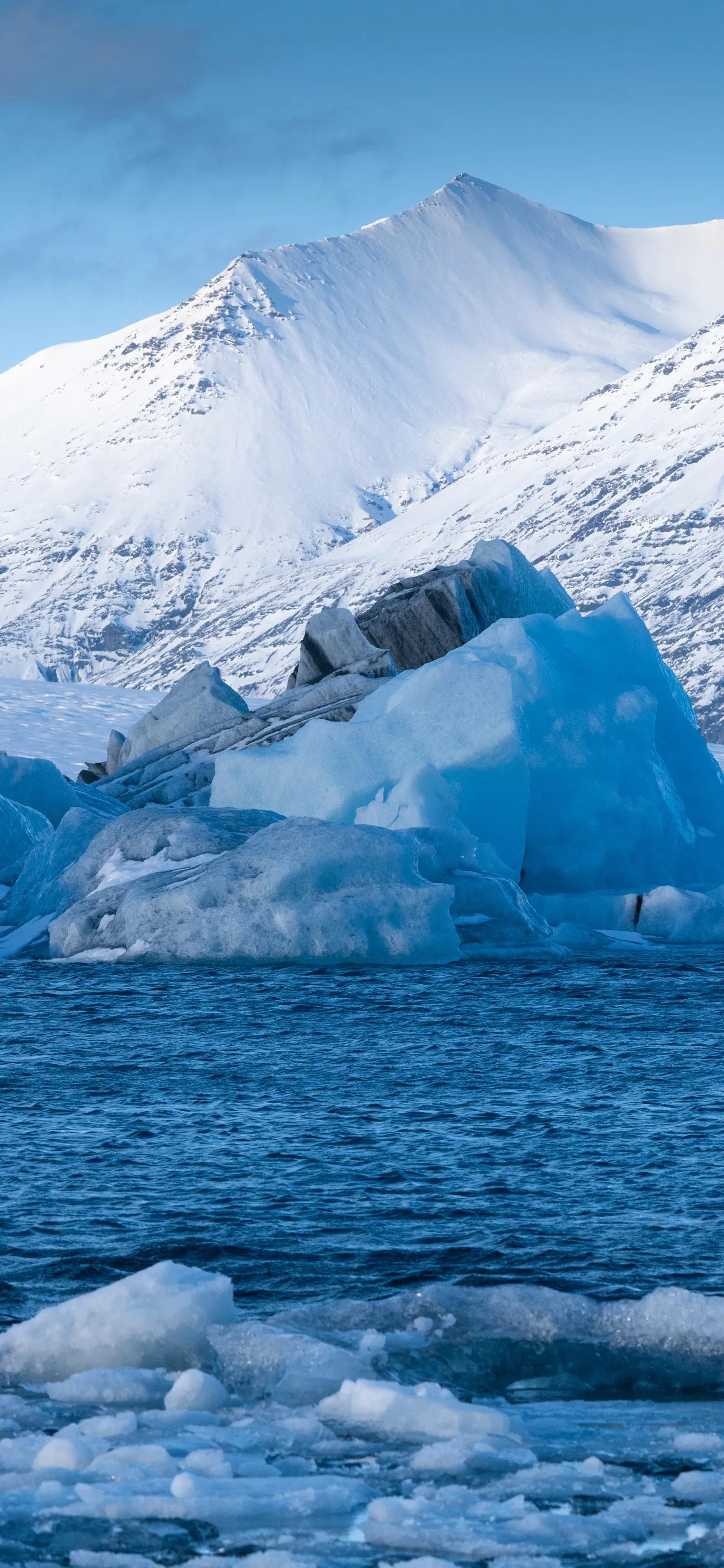 冰川系列壁纸,适合炎炎夏季使用,满满的清凉感