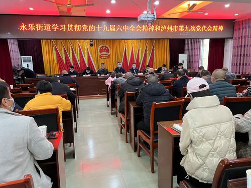 泸州市古蔺县永乐街道学习贯彻党的十九届六中全会精神和泸州市第九次