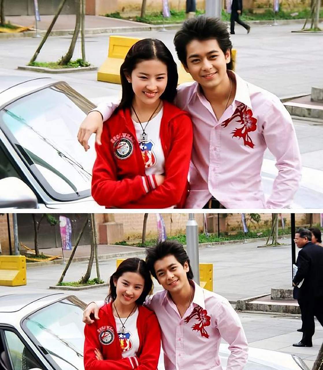 刘亦菲林志颖早期合照,这两个人的颜值真的天花板级别了