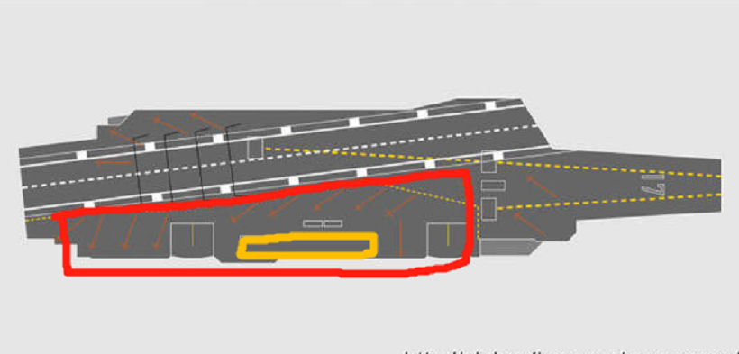 福特号航母平面图图片