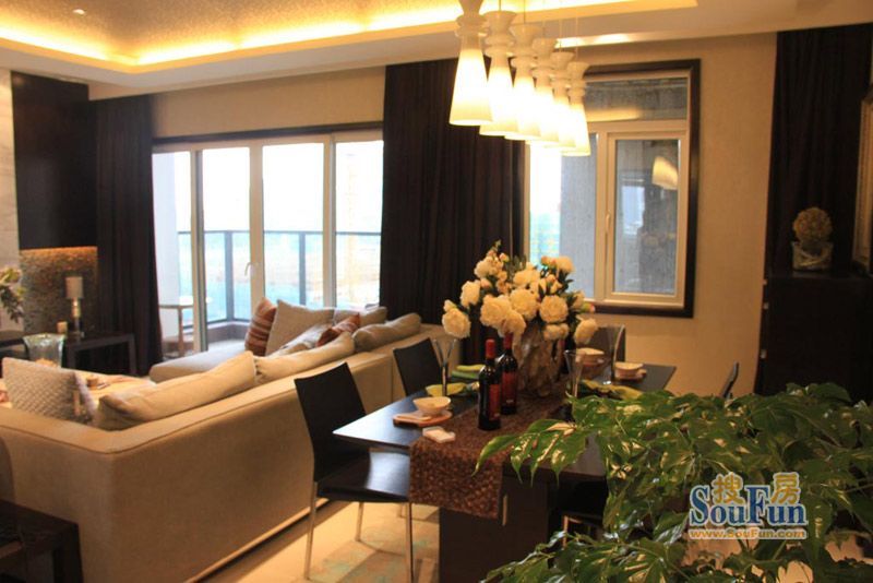 看贵阳3室2厅2卫1厨样板间布局,给自己也来一个别致的家!