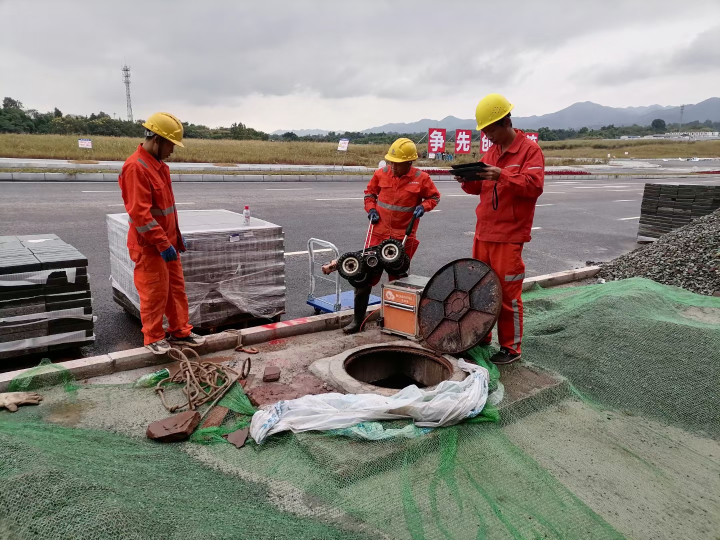 丹阳市司徒镇排水管道养护 cctv检测作业