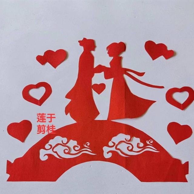 七夕主题剪纸来了!