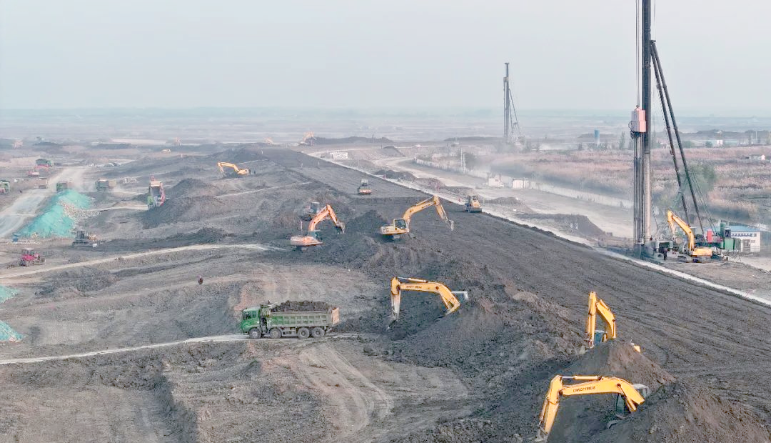 供水服务|昼夜施工,推进尔王庄水库增容工程