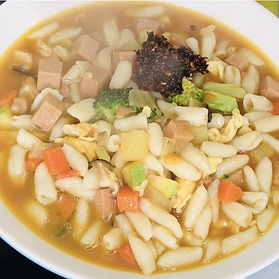 一学就会快手菜 这个麻食很筋道