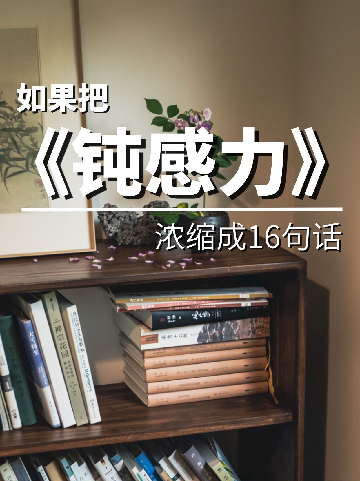 渡边淳一《钝感力》缓解焦虑情绪,励志大作.健康恋爱婚姻职场