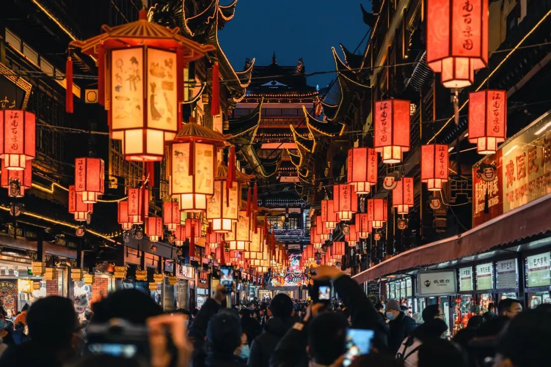 古风夜景图片街市图片