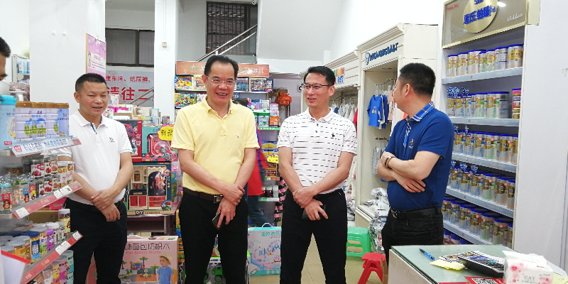 揭阳市统计局局长林春雄带队走访商贸统计调查单位