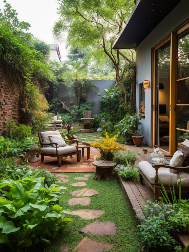 到乡下买块地,盖个房子,造一个这样的私家小院,太惬意了