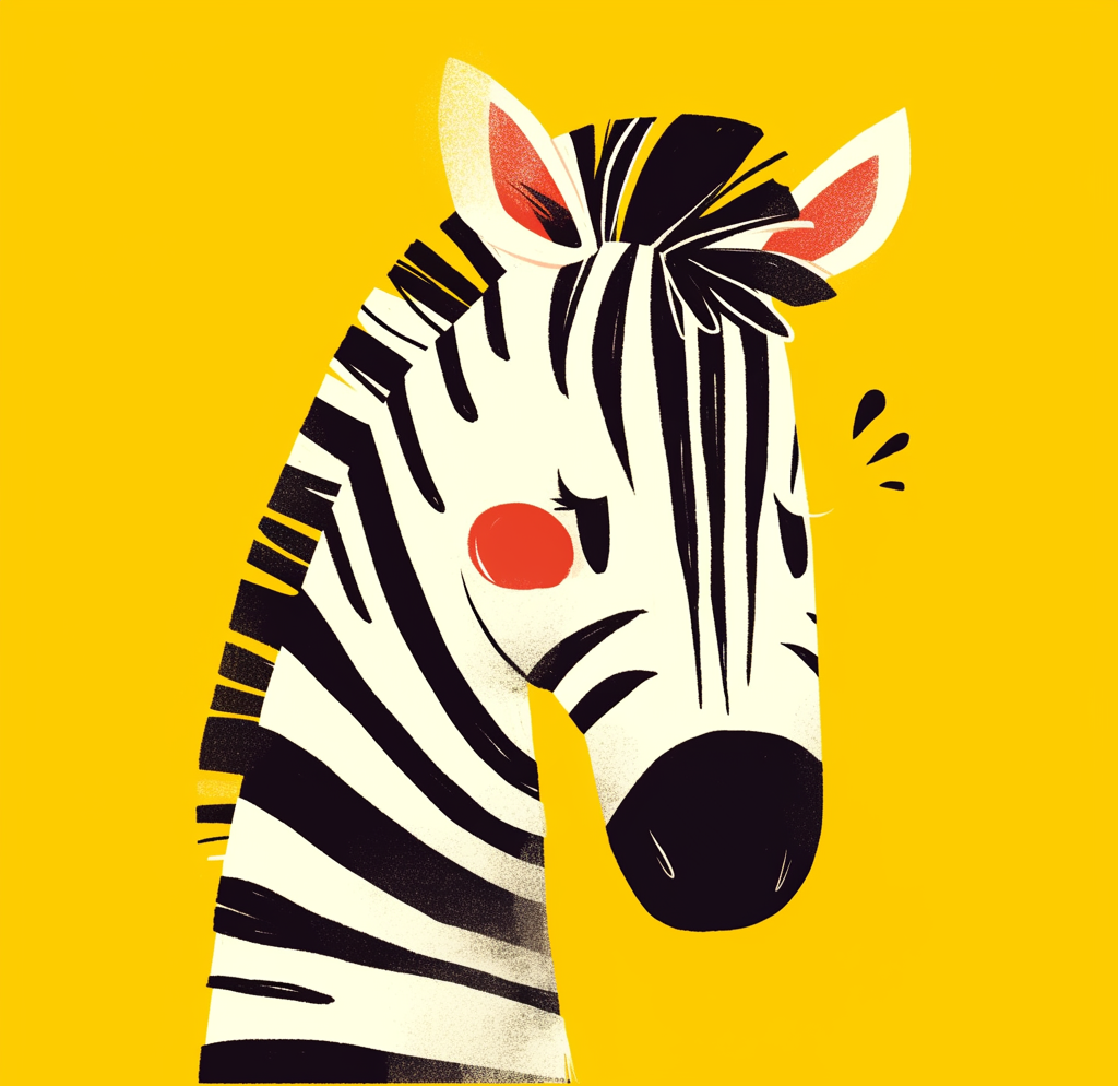 头像|独特条纹的斑马wechat头像