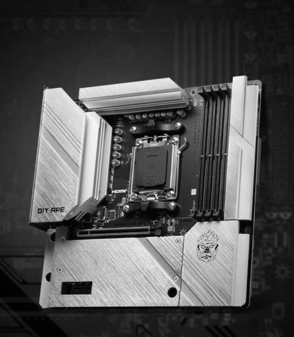 装机猿定制接口背插主板 amd b650 开售1349 元起