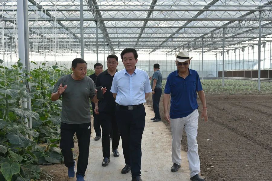 邹平市委书记皮台田到长山镇调研