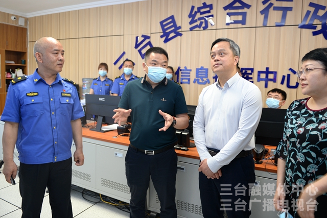 李晓骏到三台县调研智慧广电乡村工程和应急广播建设工作