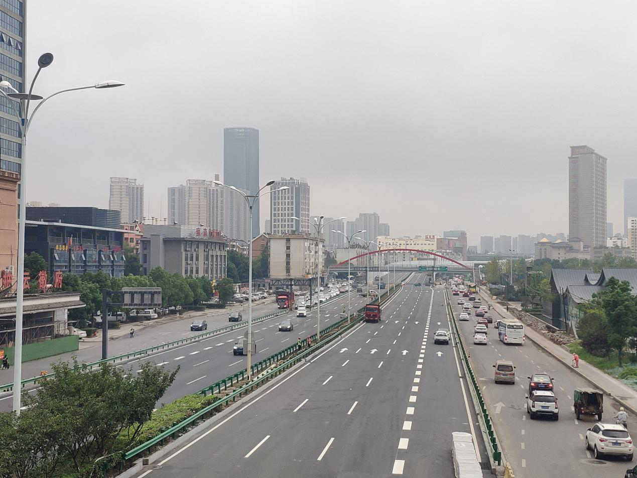 合肥畅通二环(西南环)工程宁国路节点主线即将通车