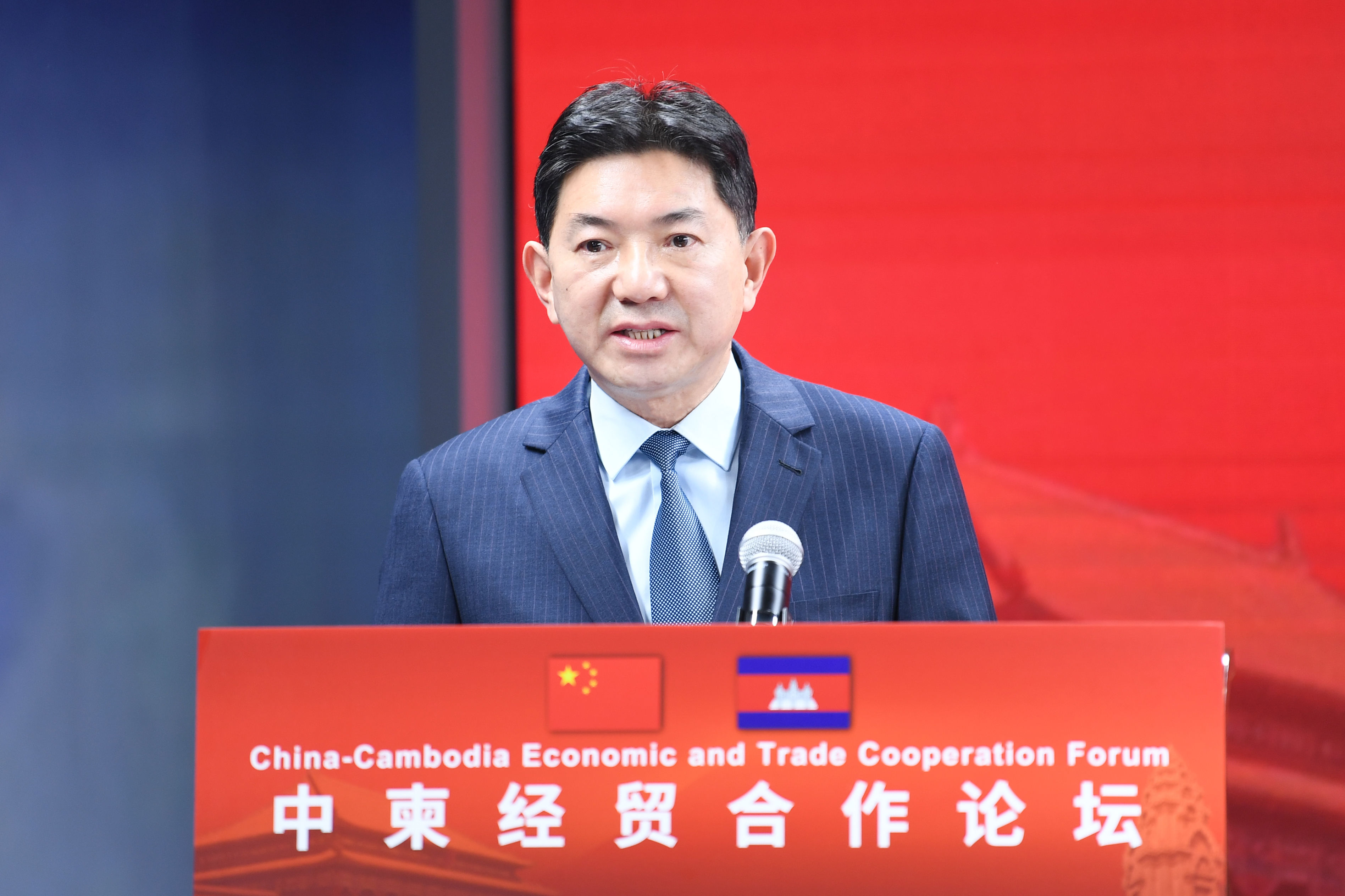 郑庆东:为中柬经贸合作搭建桥梁和平台