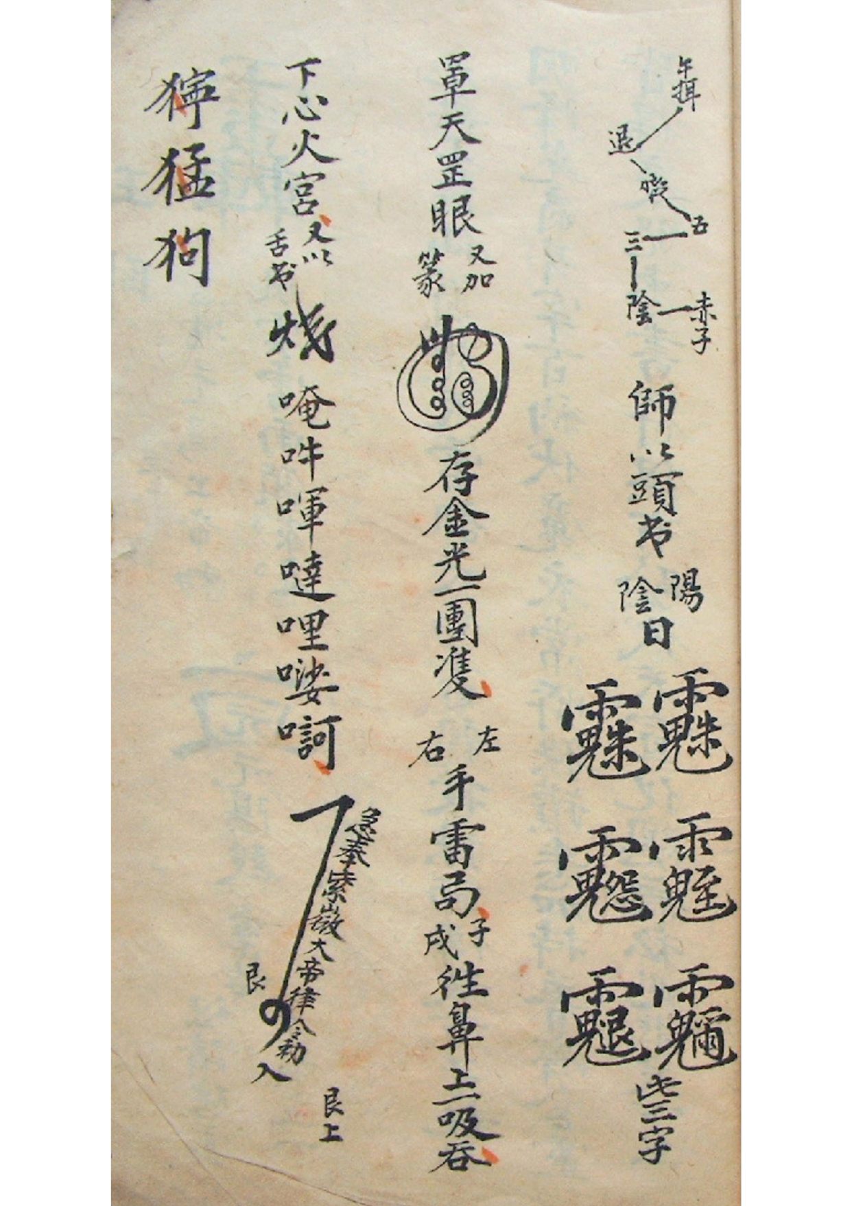 道教符咒秘本古书籍 镇宅诸品符秘